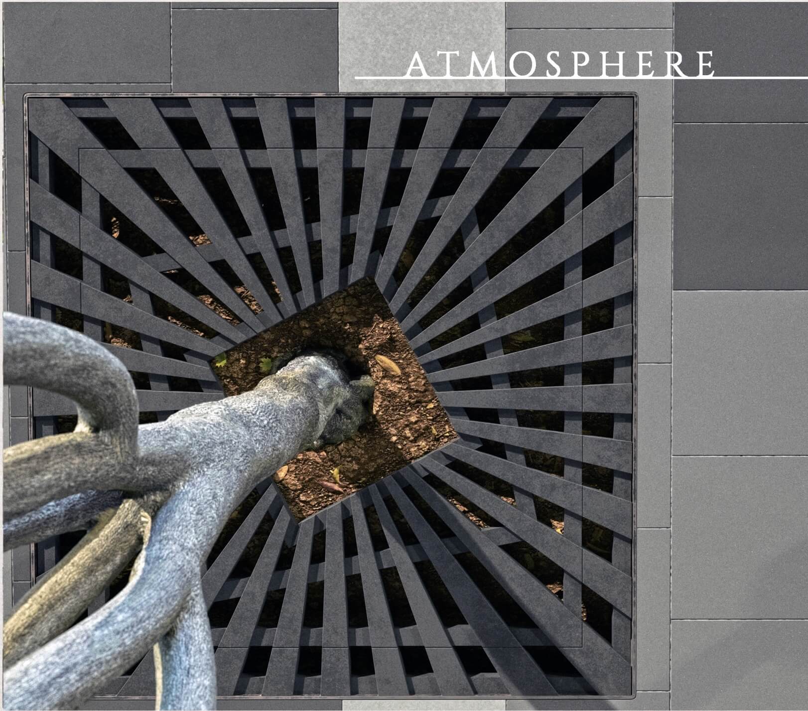 Приствольная решетка для дерева ZKING ATMOSPHERE 1.2х1.2м Черная в Южно-Сахалинске фото