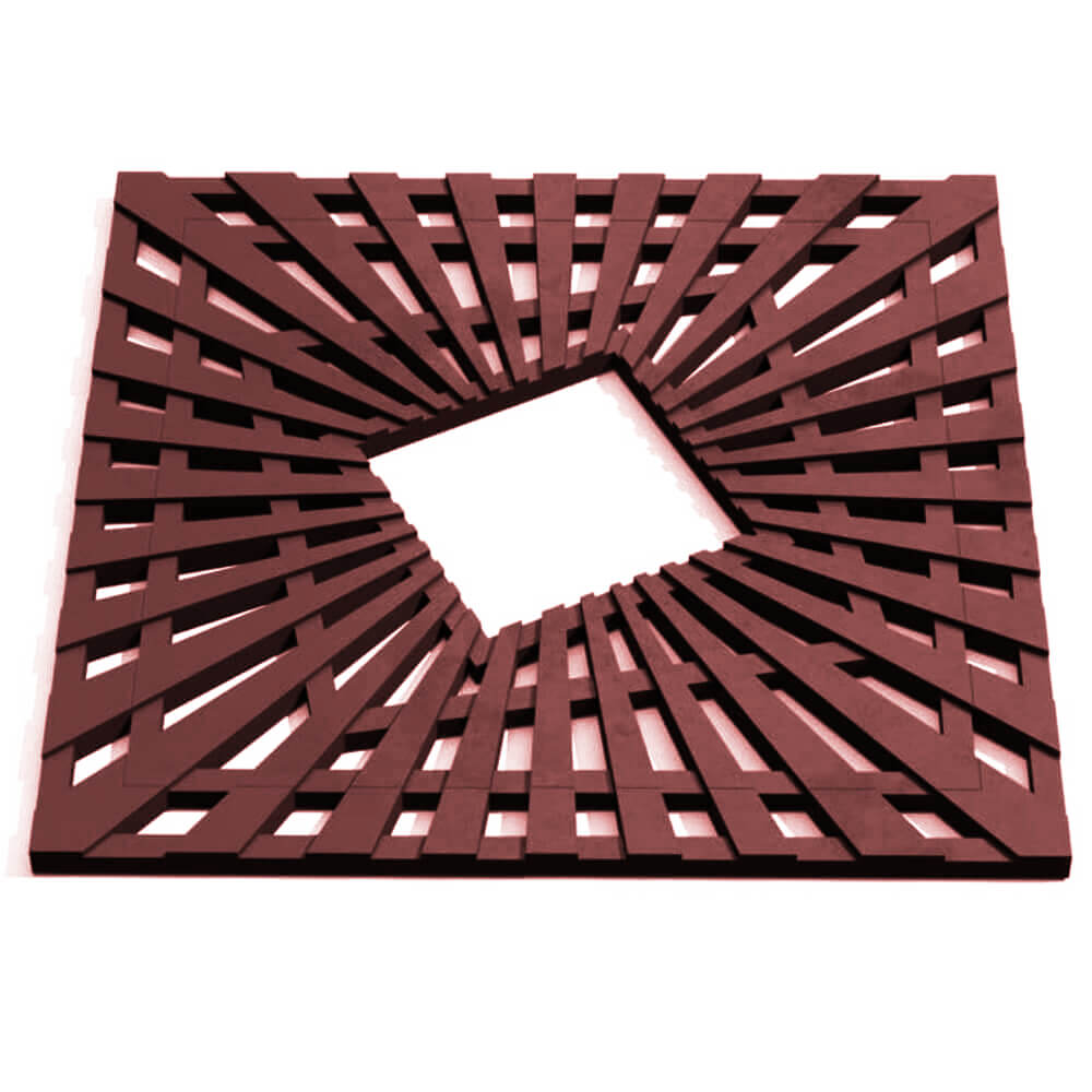 Приствольная решетка для дерева ZKING ATMOSPHERE 1.2х1.2м Коричневая Южно-Сахалинск фото