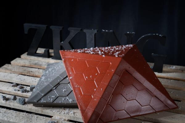 Колпак Zking Эверест Красный на столб 1.5х1.5 кирпича (390х390мм) в Южно-Сахалинске фото