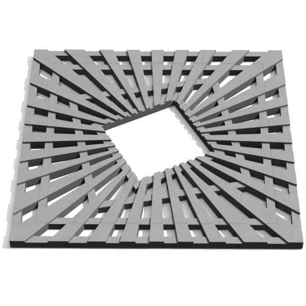 Приствольная решетка для дерева ZKING ATMOSPHERE 1.2х1.2м Серая Южно-Сахалинск фото