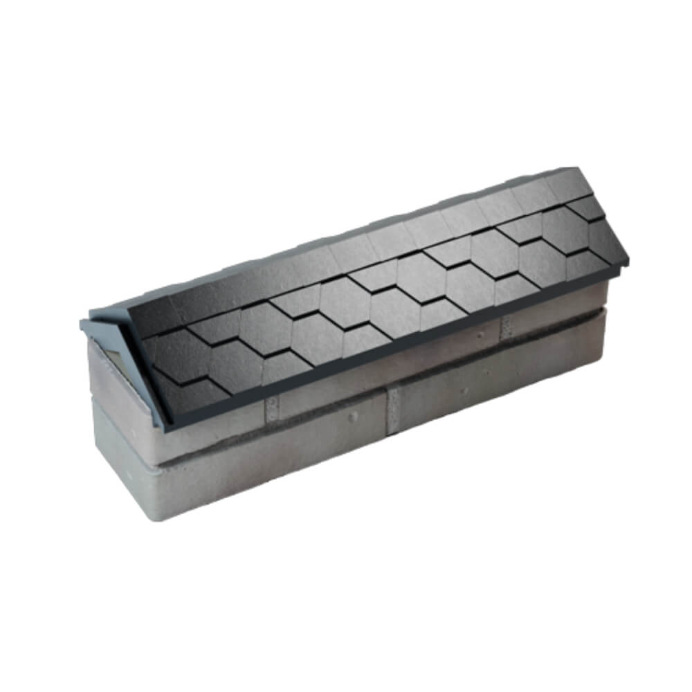 Парапет Zking Эверест Черный с посадкой на 0.5 кирпича (130мм) в Южно-Сахалинске фото