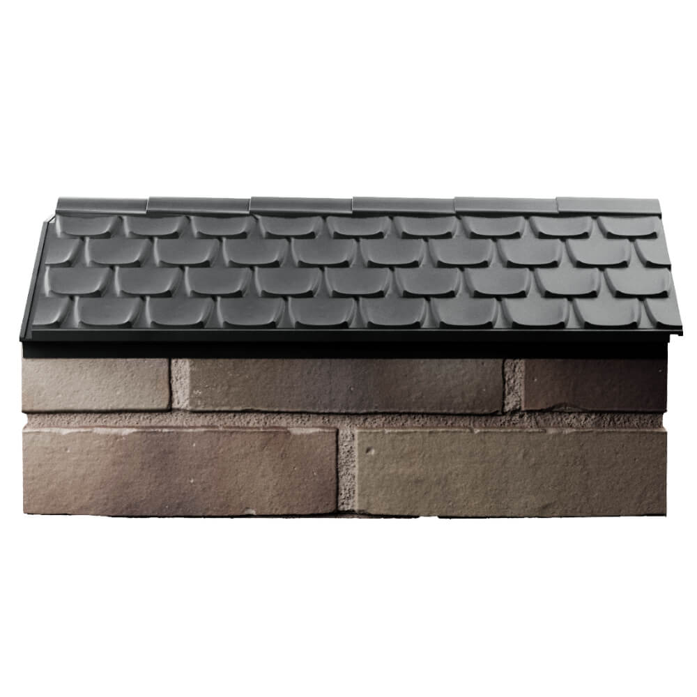Парапет Zking Эльбрус Серый с посадкой на 1 кирпич (255мм) в Южно-Сахалинске фото
