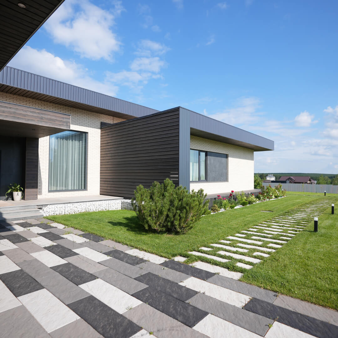 Шаговая плита STONE Светлая Галька 990х330х55мм в Южно-Сахалинске фото