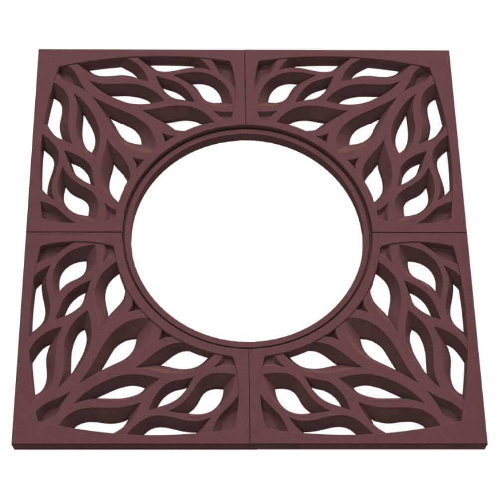 Приствольная решетка для дерева ZKING CRUST 1.2х1.2м Коричневая в Южно-Сахалинске фото