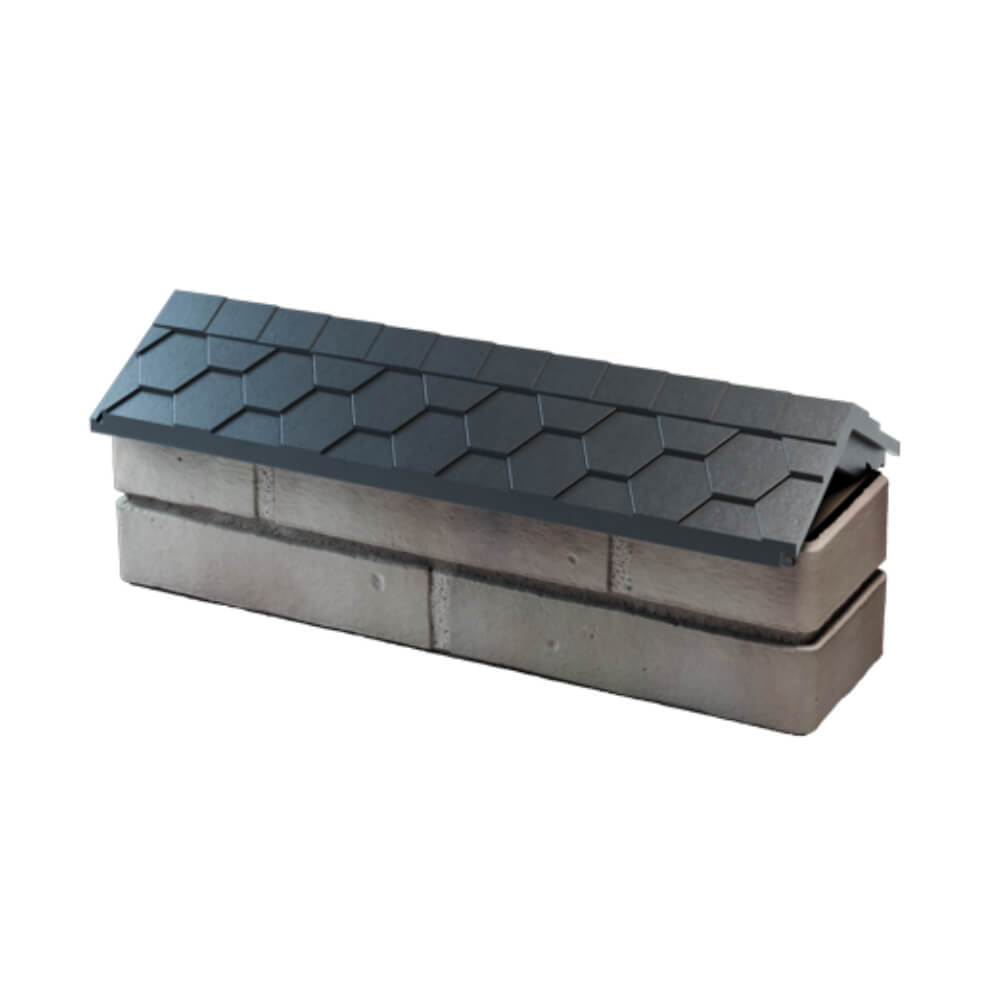 Парапет Zking Эверест Серый с посадкой на 0.5 кирпича (130мм) в Южно-Сахалинске фото