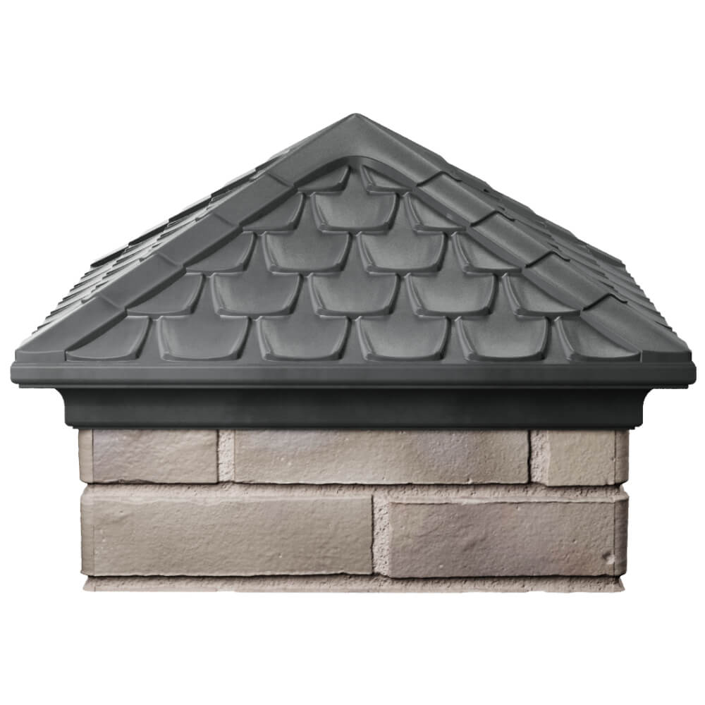 Колпак Zking Эльбрус Серый на столб 1.5х1.5 кирпича (385х385мм) Южно-Сахалинск фото