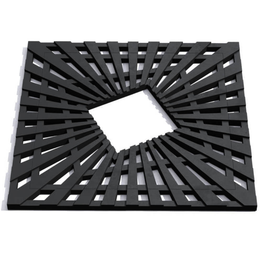 Приствольная решетка для дерева ZKING ATMOSPHERE 1.2х1.2м Черная Южно-Сахалинск фото