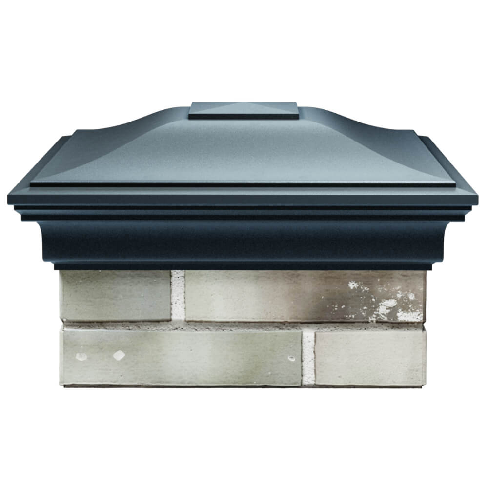 Колпак Zking Монблан Серый на столб 1.5х1.5 кирпича (385х385мм) Южно-Сахалинск фото