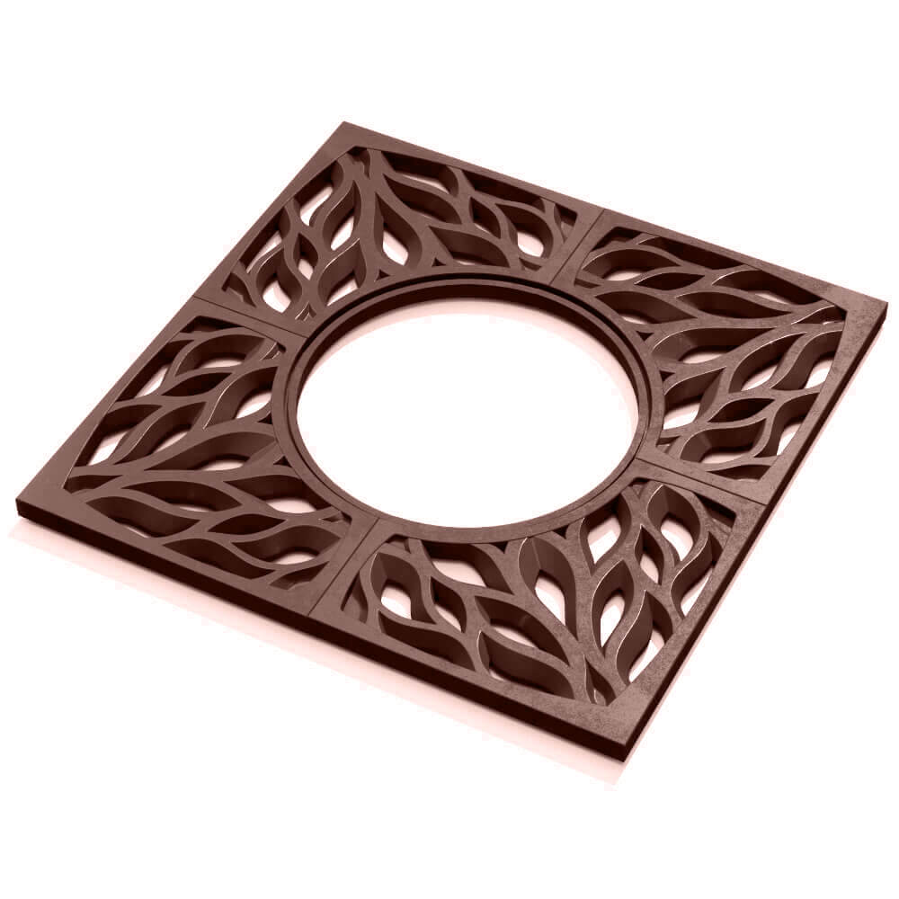 Приствольная решетка для дерева ZKING CRUST 1.2х1.2м Коричневая в Южно-Сахалинске фото