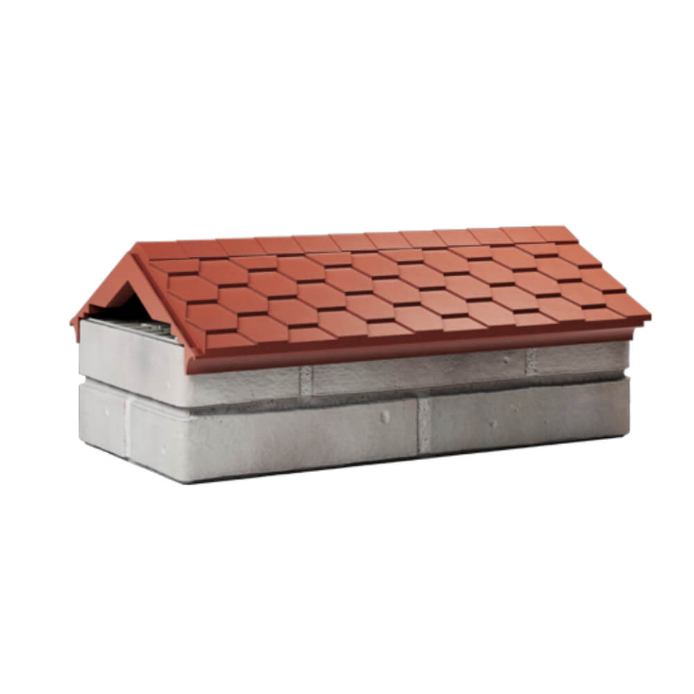 Парапет Zking Эверест Красный с посадкой на 1 кирпич (200/225/255мм) Южно-Сахалинск фото