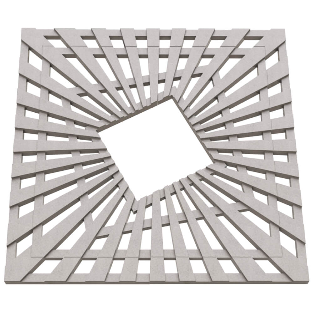 Приствольная решетка для дерева ZKING ATMOSPHERE 1.2х1.2м Бежевая в Южно-Сахалинске фото