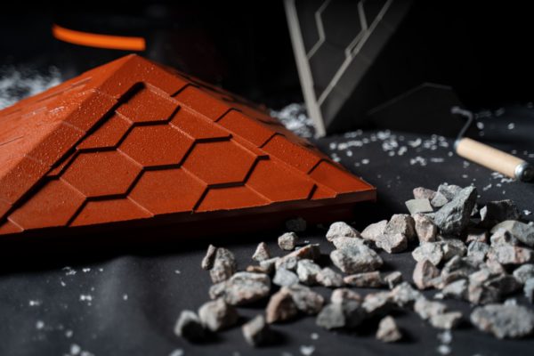 Колпак Zking Эверест Красный на столб 1.5х1.5 кирпича (390х390мм) в Южно-Сахалинске фото