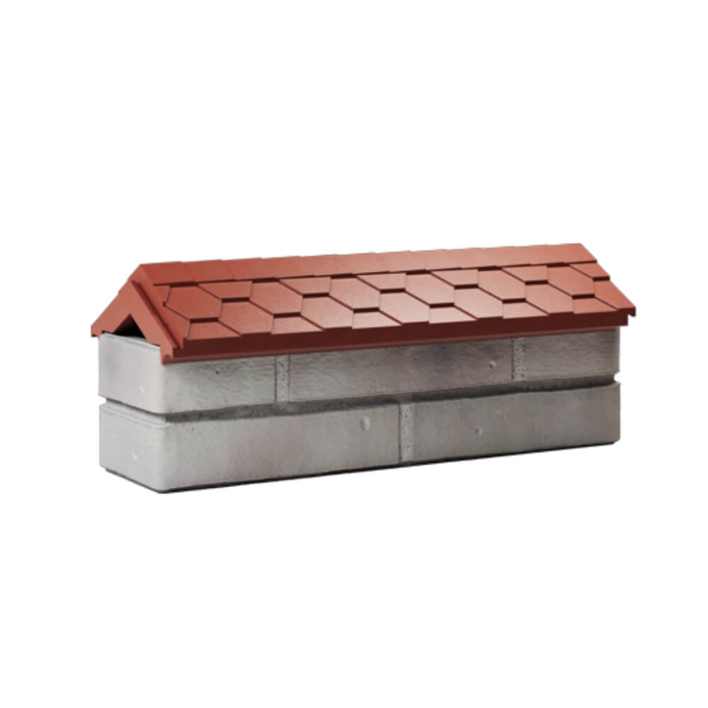 Парапет Zking Эверест Красный с посадкой на 0.5 кирпича (130мм) Южно-Сахалинск фото