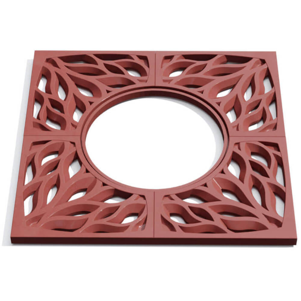 Приствольная решетка для дерева ZKING CRUST 1.2х1.2м Красная Южно-Сахалинск фото