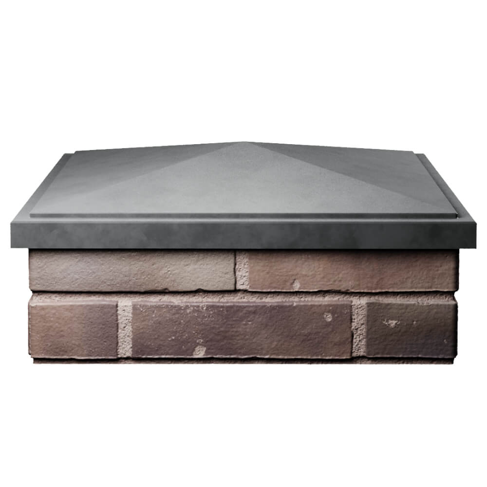 Колпак Zking БонаМоно Серый на столб 2х2 кирпича (515х515, 530х530мм) Южно-Сахалинск фото