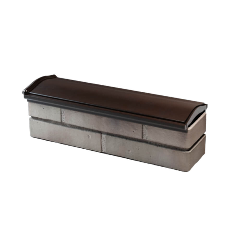 Парапет Zking Монблан Коричневый посадка на 0.5 кирпича (130мм)