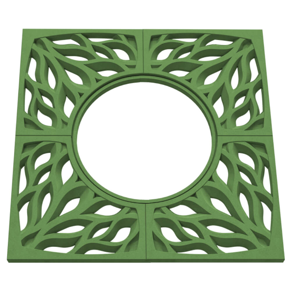 Приствольная решетка для дерева ZKING CRUST 1.2х1.2м Зеленая в Южно-Сахалинске фото