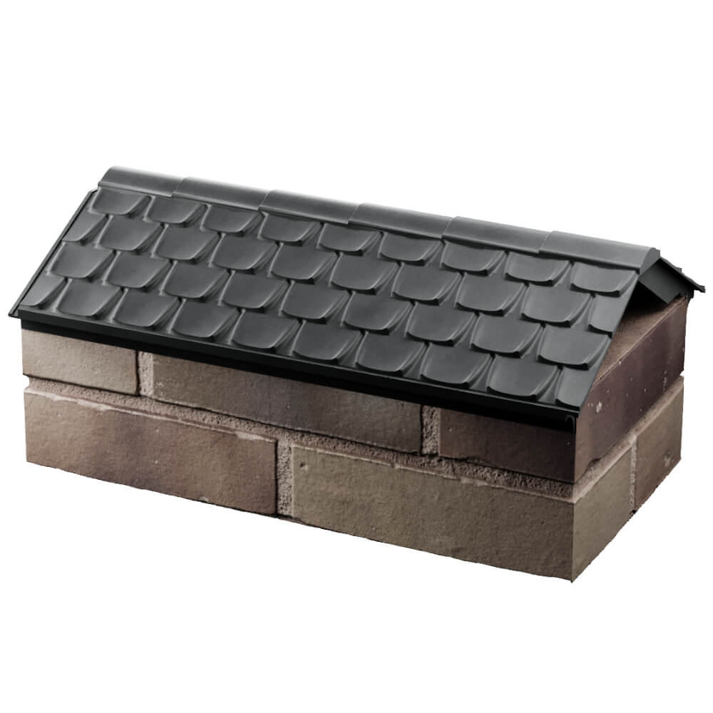 Парапет Zking Эльбрус Серый с посадкой на 1 кирпич (255мм) в Южно-Сахалинске фото