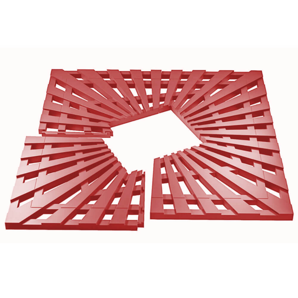 Приствольная решетка для дерева ZKING ATMOSPHERE 1.2х1.2м Красная в Южно-Сахалинске фото