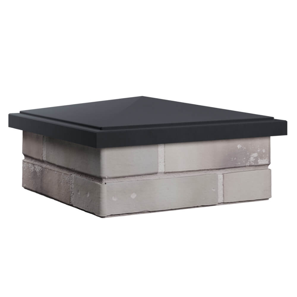 Колпак Zking БонаМоно Серый на столб 1.5х1.5 кирпича (385х385, 400х400мм) в Южно-Сахалинске фото