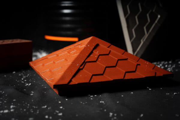 Колпак Zking Эверест Красный на столб 1.5х1.5 кирпича (390х390мм) в Южно-Сахалинске фото