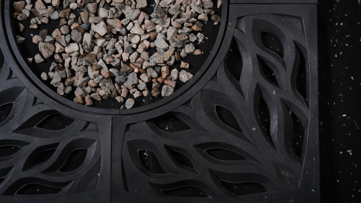 Приствольная решетка для дерева ZKING CRUST 1.2х1.2м Черная в Южно-Сахалинске фото